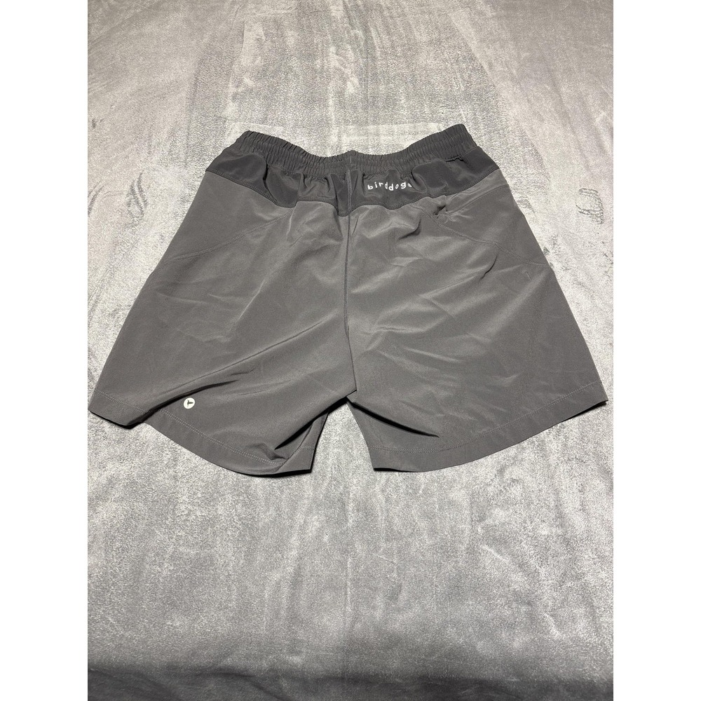 Birddogs Shorts Mens Medium Gray Lined Athletic Drawstring Pockets Stretch